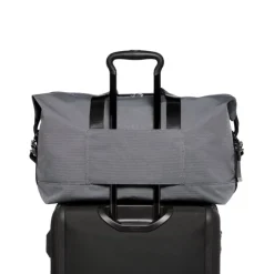 Clearance Tumi Alpha Double Expansion Satchel meteor grey