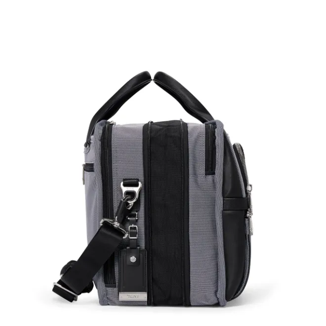 New Tumi Alpha EXP Org Laptop Brief meteor grey