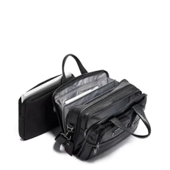 Discount Tumi Alpha Expandable Organizer Laptop Brief Leather black