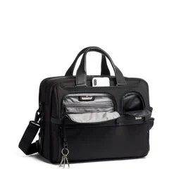 Clearance Tumi Alpha Expandable Organizer Laptop Brief black