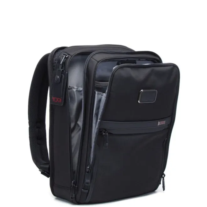 Discount Tumi Alpha Slim Backpack black