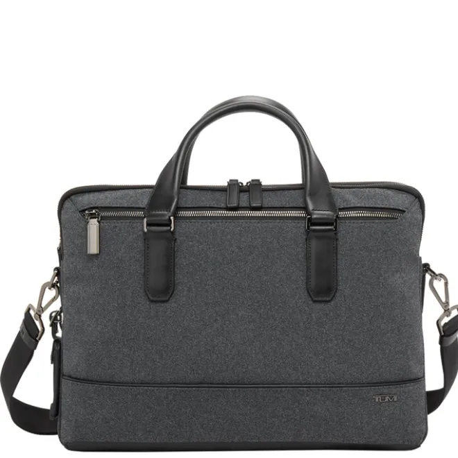Best Tumi Harrison Sycamore Slim Brief dark charcoal