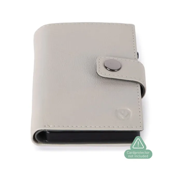 Sale Valenta Card Wallet Leather MagSafe Luxe off white