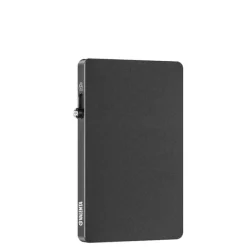 Outlet Valenta Card Wallet Leather MagSafe Luxe graphite grey