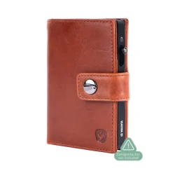 Best Valenta Card Wallet Leather MagSafe Luxe cognac