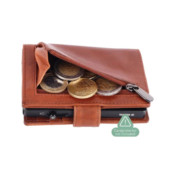 Best Valenta Card Wallet Leather MagSafe Luxe cognac