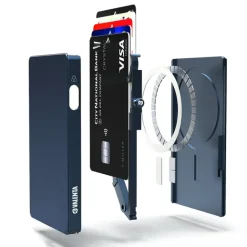 Outlet Valenta Cardprotector Aluminium Magsafe blue titanium