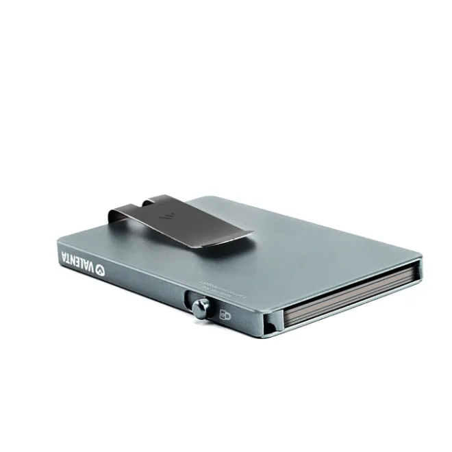 Outlet Valenta Cardprotector Aluminium Magsafe with Money Clip grey