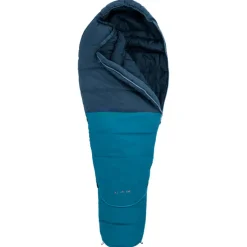 Hot Vaude Alpi Kids Sleepingbag Adjust 400 II SYN Zip Left baltic sea
