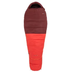 New Vaude Alpi Kids Sleepingbag Adjust 400 II SYN Zip Left dark cherry