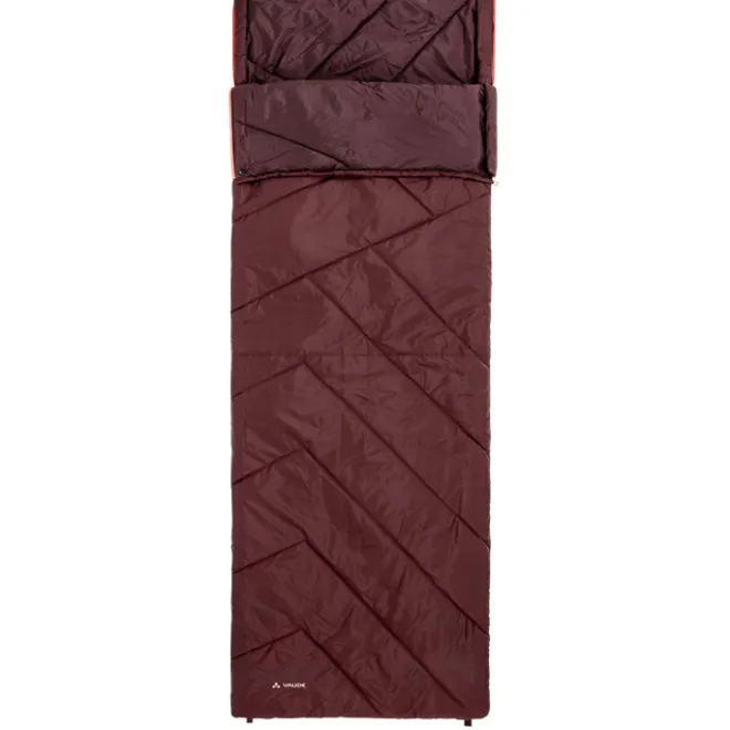 Best Vaude Navajo Sleepingbag 100 II SYN Zip Left dark cherry
