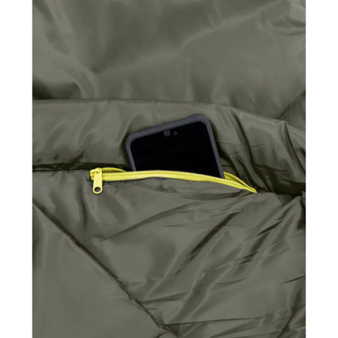 Discount Vaude Sioux Sleepingbag 800 II SYN Zip Left avocado