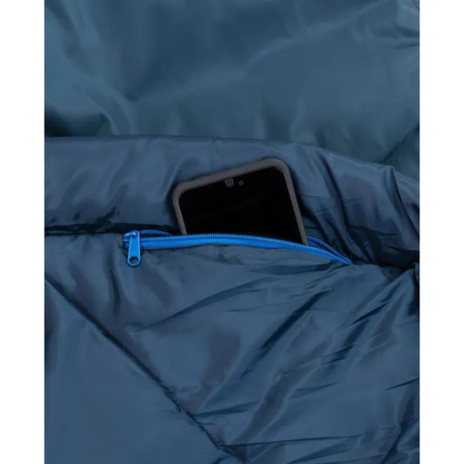 Hot Vaude Sioux Sleepingbag 800 S II SYN Zip Right baltic sea
