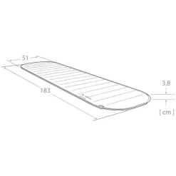 Clearance Vaude Tour Sleeping Pad 3.8 M redwood