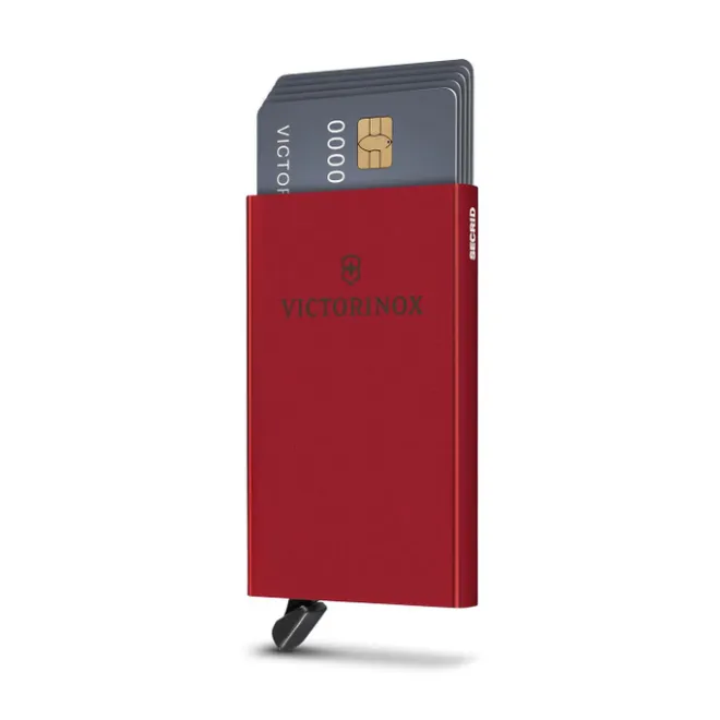 New Victorinox Altius Secrid Essential Card Wallet red