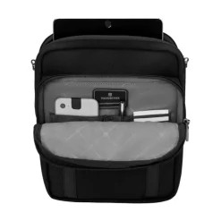 Best Victorinox Werks Professional Cordura Crossbody Tablet Bag black