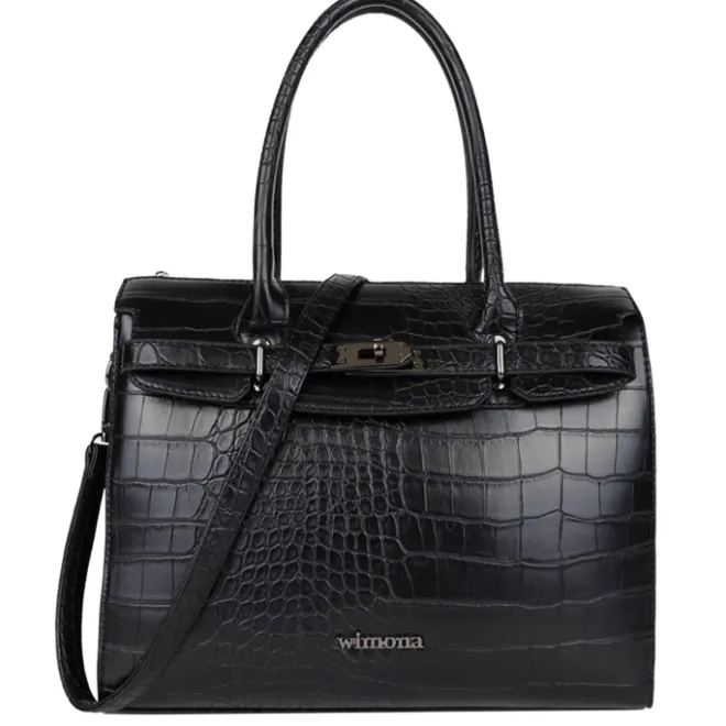 Sale Wimona Liona Dames Laptopbag black