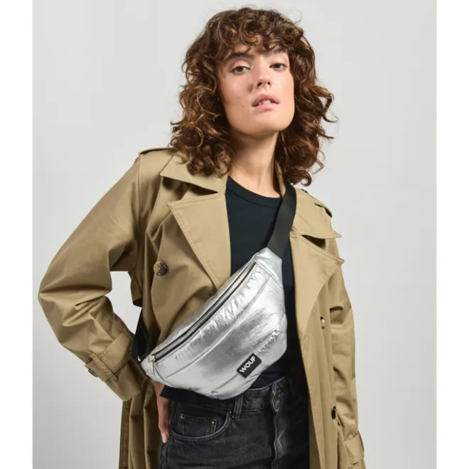 Sale Wouf Silver Glossy Waistbag multi