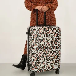 Hot Zebra Trends Zebra Travel Trolley L leopard