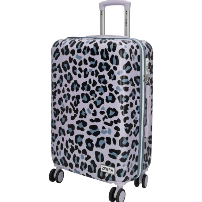 Hot Zebra Trends Animal Travel Trolley M panther lila
