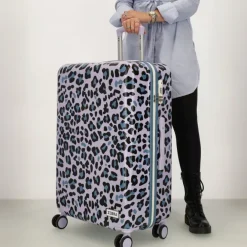 Discount Zebra Trends Animal Travel Trolley 78 panther lila