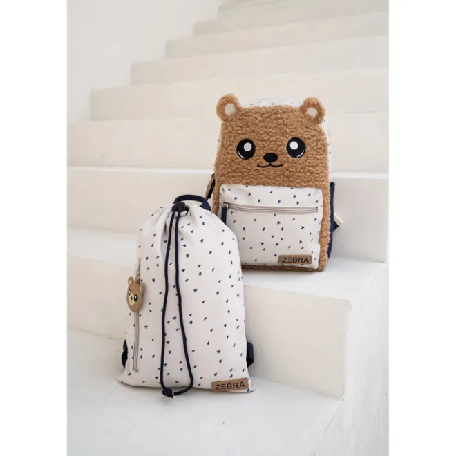 New Zebra Trends Buddies Backpack beige