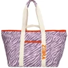 Hot Zebra Trends Elise Beachbag lila zebra