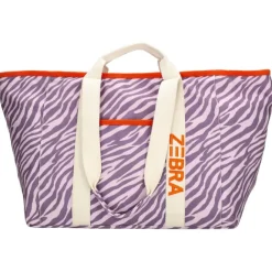 Hot Zebra Trends Elise Beachbag lila zebra