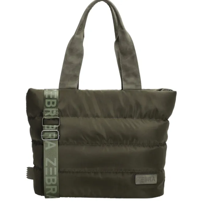 Outlet Zebra Trends Elske Shopper III olijfgroen