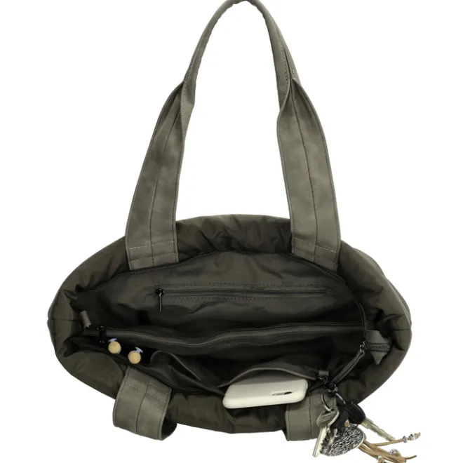 Outlet Zebra Trends Elske Shopper III olijfgroen