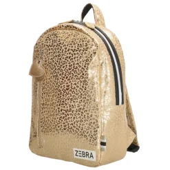 Sale Zebra Trends Girls Leopard Rugzak goud