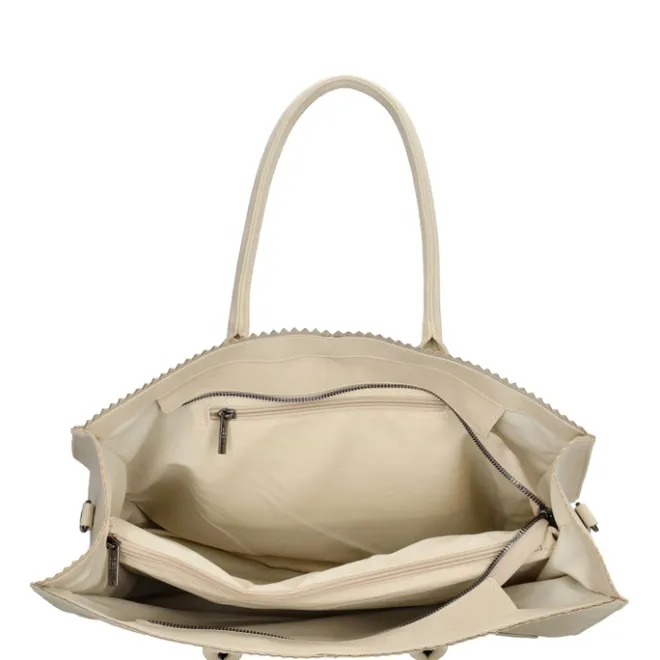 New Zebra Trends Lisa XL Shopper creme