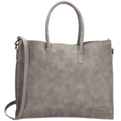 Discount Zebra Trends Natural Bag Lisa Shopper 15.6 inch middengrijs