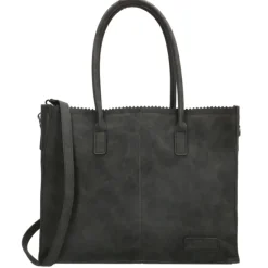 New Zebra Trends Natural Bag Lisa Shopper zwart