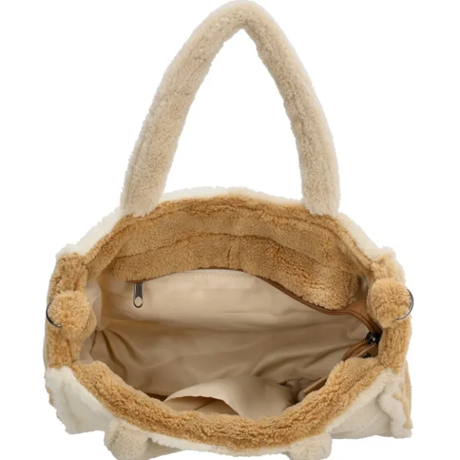 Discount Zebra Trends Teddy Denise Handtas M creme