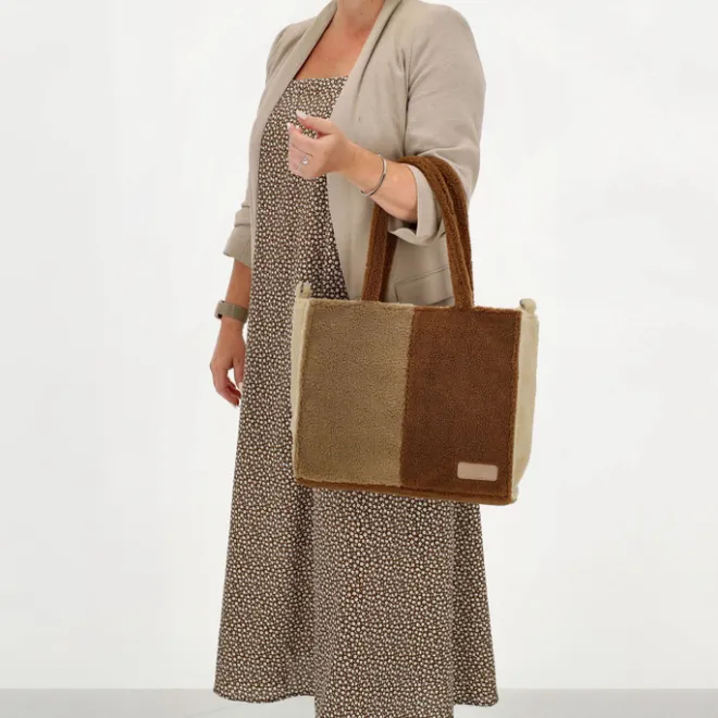 Hot Zebra Trends Teddy Denise Shopper brown
